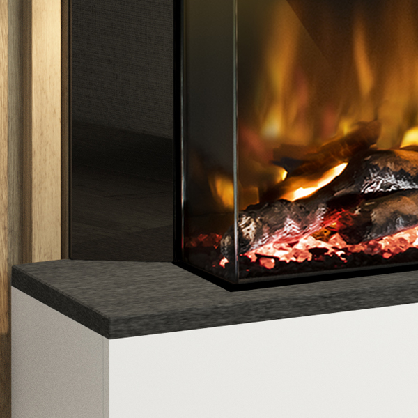 Elgin & Hall Pryzm Evento 54 Floor Standing Electric Fireplace Suite